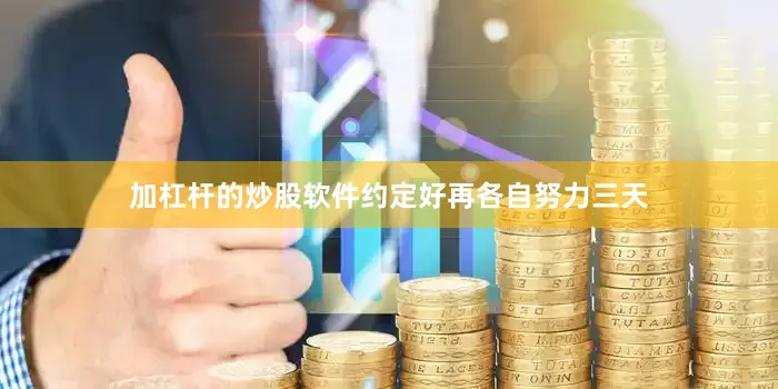 加杠杆的炒股软件约定好再各自努力三天